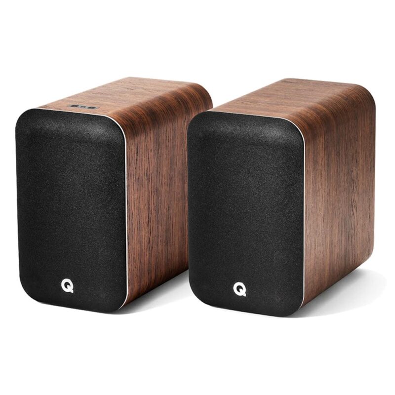 Тонколони Q Acoustics M20 HD Wireless, 2.0, 130W RMS (65W + 65W), Bluetooth, RCA, 3.5 Jack, Opitcal, кафяви, 24-bit/192kHz Намаления и отстъпки ЧеренПетък 3