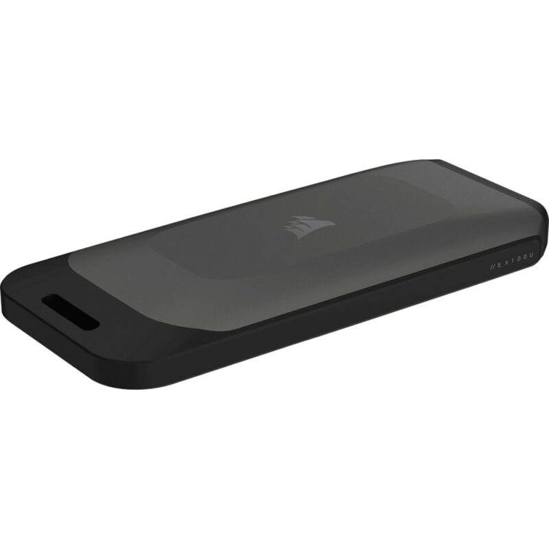 Памет SSD 2TB Corsair EX100U, външна, USB-C 3.2, 2.5″(6.35 cm), скорост на четене до 1600MB/s, скорост на запис до 1500MB/s Намаления и отстъпки ЧеренПетък 3