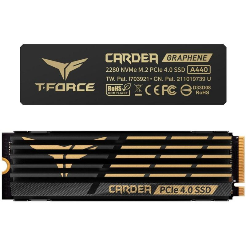 Памет SSD 1TB, TeamGroup T-Force Cardea A440, NVMe, M.2 (2280), скорост на четене до 7000MB/s, скорост на запис до 5500MB/s Намаления и отстъпки ЧеренПетък 3