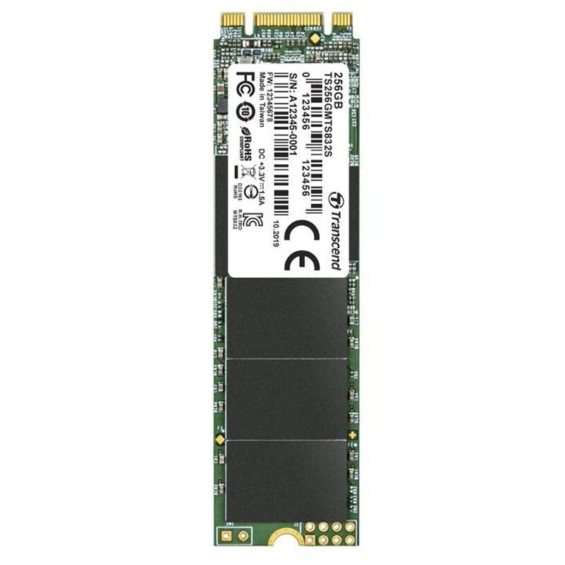 Памет SSD 256GB, Transcend MTS832S, SATA 6Gb/s, M.2 (2280), скорост на четене 530MB/s, скорост на запис 400 MB/s Намаления и отстъпки ЧеренПетък 3