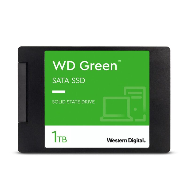 Памет SSD 1TB, Western Digital Green, SATA3 6Gb/s, 2.5″(6.35 cm), скорост на четене 545 MB/s Намаления и отстъпки ЧеренПетък 3