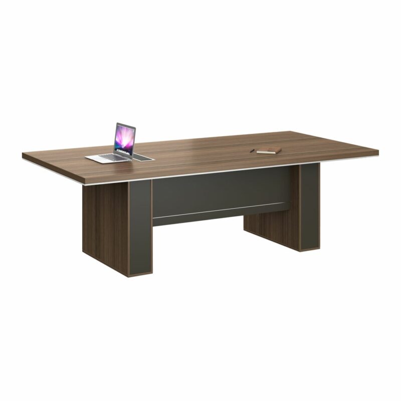 Заседателна маса RFG Chicago (DG07-C0124), 2400 x 1200 x 750 mm, ПДЧ плот, меламиново покритие, дъб Намаления и отстъпки ЧеренПетък 3
