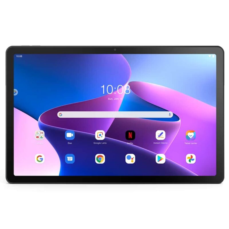 Таблет Lenovo Tab M10 Plus Gen 3 (ZAAN0179GR)(сив), 4G LTE, 10.6″ (26.92cm) 2K IPS дисплей, осемядрен Snapdragon 680 2.4GHz, 4GB RAM, 128GB Flash памет (+microSD слот), 8 + 8 Mpix камера, Android 12, 465g Намаления и отстъпки ЧеренПетък 3
