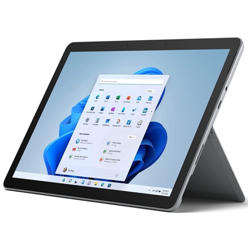 Таблет Microsoft Surface Go 3 (8VC-00006)(сив), 10.5″ (26.67 cm) PixelSense Full HD дисплей, двуядрен Intel Core i3-10100Y 1.3/3.9 GHz, 8GB RAM, 128GB (+ microSD слот), 8.0 & 5.0 Mpix камери, Windows 11 Home S mo … Намаления и отстъпки ЧеренПетък 3