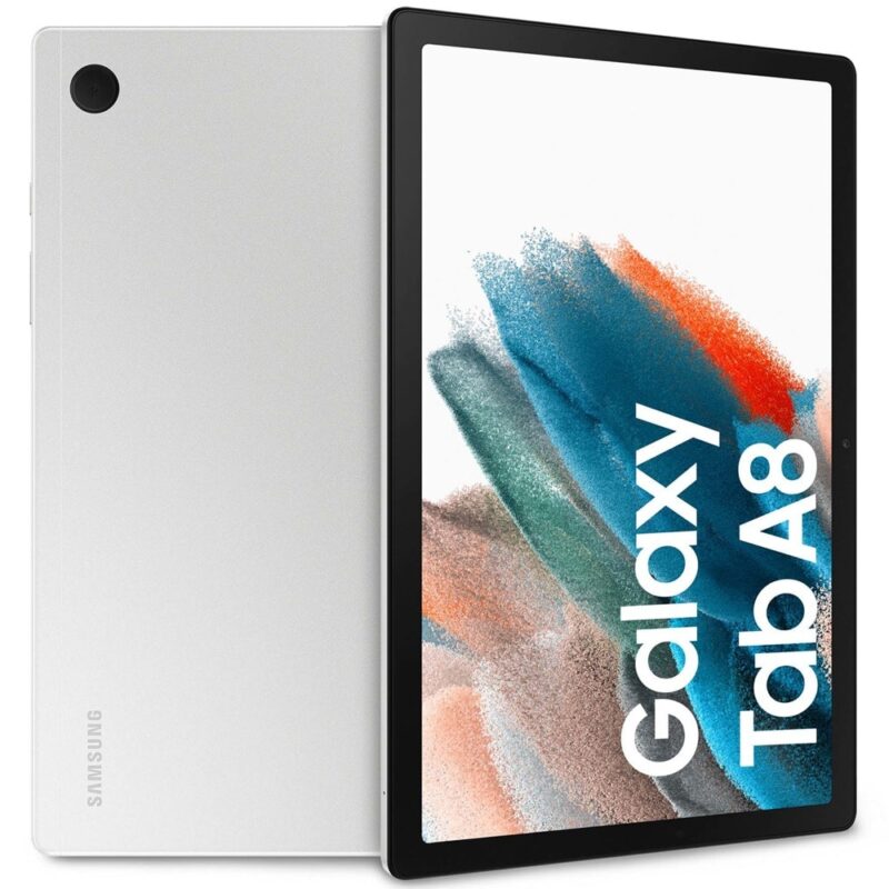 Таблет Samsung Galaxy Tab A8 Wi-Fi (SM-X200NZSAEUE)(сребрист), 10.5″ (26.67 cm) WUXGA дисплей, осемядрен Unisoc Tiger T618 2.0 GHz, 3GB RAM, 32GB Flash памет (+microSD слот), 8.0 & 5.0 Mpix камера, Android Намаления и отстъпки ЧеренПетък 3