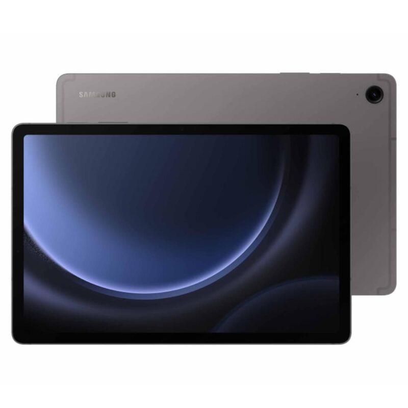 Таблет Samsung SM-X516 Galaxy Tab S9 FE 5G (SM-X516BZAEEUE)(сив), 10.9″ (27.69cm) WUXGA+ 90Hz дисплей, осемядрен Exynos 1380 2.4GHz, 8GB RAM, 256GB Flash памет (+ microSD слот), 8 & 12 Mpix камери, Androi … Намаления и отстъпки ЧеренПетък 3