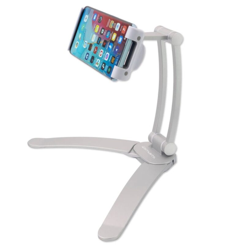 Поставка 4smarts Wall Mount with Desk Stand Function ErgoFix H7, за бюро, алуминиева, възможност за закачане на стена, за устройства с размери от 4.7″ до 12.9″ … Намаления и отстъпки ЧеренПетък 3