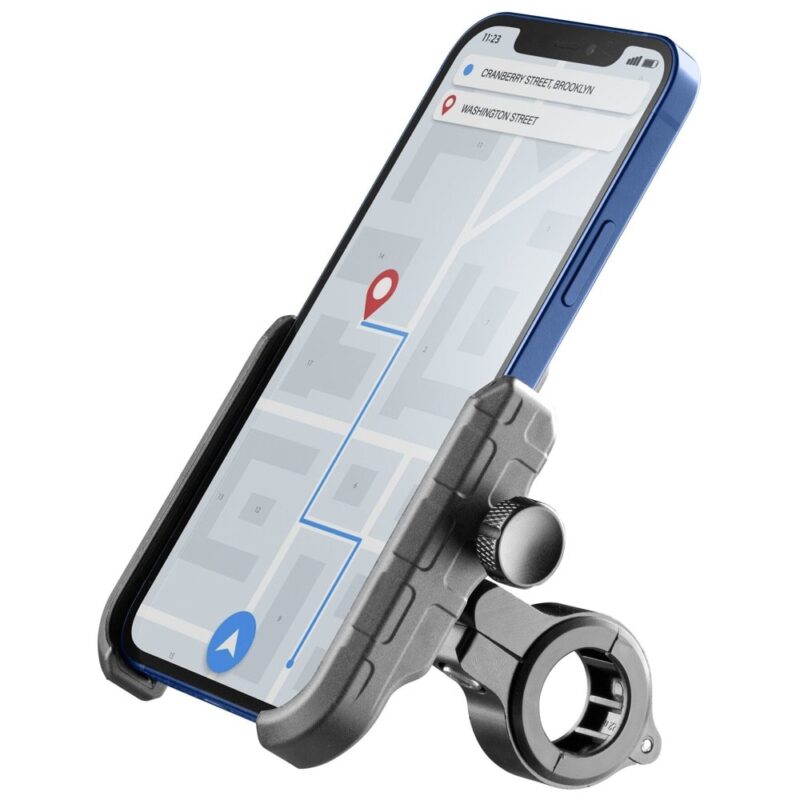Стойка за телефон Cellularline Rider Steel, за колело, 360° въртене, черна Намаления и отстъпки ЧеренПетък 3