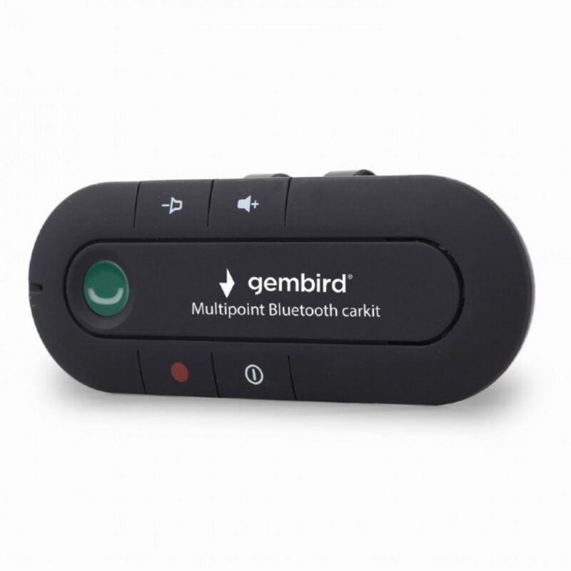 Хендсфри за кола Gembird BTCC-03, безжично, микрофон, свързване до 2 мобилни телефона едновременно, Bluetooth 2.1, обхват до 8 метра, високоговорител … Намаления и отстъпки ЧеренПетък 3