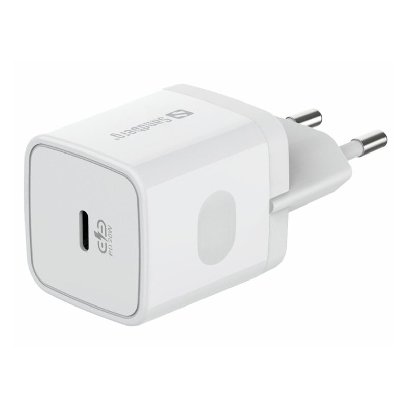 Зарядно устройство Sandberg 441-42, от контакт към USB-C(ж), 12V, 1.67A, бяло, 20W Намаления и отстъпки ЧеренПетък 3