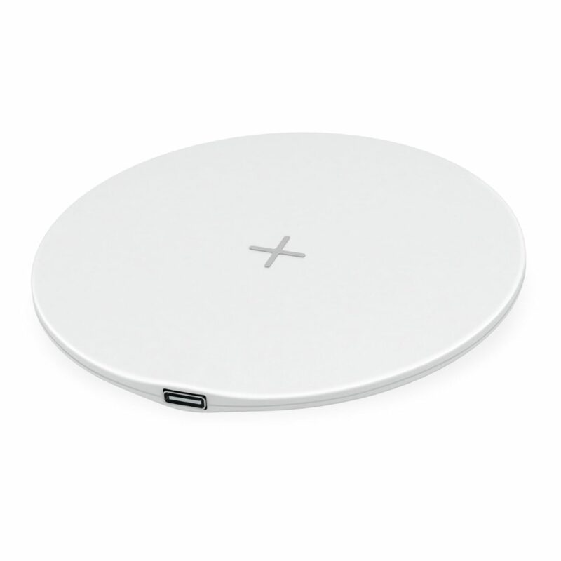 Безжично зарядно Yenkee YAC 5110 WH, от USB-C(ж) към безжично зареждане, 9V/1.67A, бяло, QC 3.0 Намаления и отстъпки ЧеренПетък 3