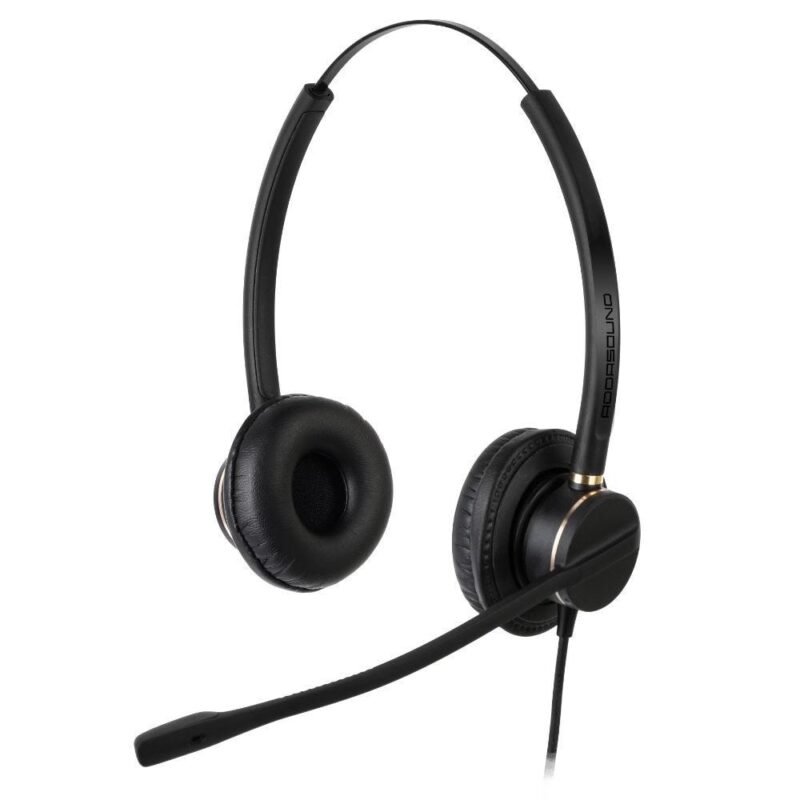 Конферентна слушалка Addasound Crystal 2872 Duo, черна Намаления и отстъпки ЧеренПетък 3