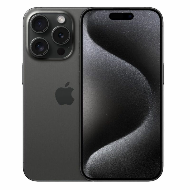 Смартфон Apple iPhone 15 Pro (черен), поддържа 2 sim карти, 6.1″ (15.49 cm) LTPO Super Retina XDR OLED дисплей, шестядрен Apple A17 Pro 3.78 GHz, 8GB RAM, 128GB Flash памет, 48.0 + 12.0 + 12.0 & 12.0 … Намаления и отстъпки ЧеренПетък 3