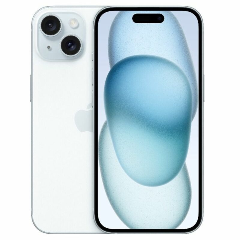 Смартфон Apple iPhone 15 Plus (син), поддържа 2 sim карти, 6.7″ (17.01 cm) Super Retina XDR OLED дисплей, шестядрен Apple A16 Bionic 3.46 GHz, 6GB RAM, 512GB Flash памет, 48.0 + 12.0 & 12.0 MPix … Намаления и отстъпки ЧеренПетък 3