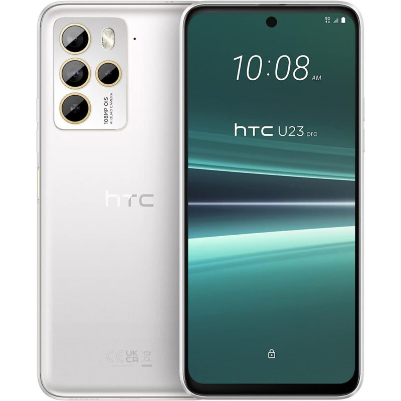 Смартфон HTC U23 pro (бял), поддържа 2 SIM карти, 6.7″ (17.01cm) FHD+ OLED 120Hz дисплей, осемядрен Snapdragon 7 Gen 1 1×2.4GHz & 3×2.36GHz & 4×1.8GHz, 12GB RAM, 256GB Flash памет(+microSD слот), 108 + … Намаления и отстъпки ЧеренПетък 3