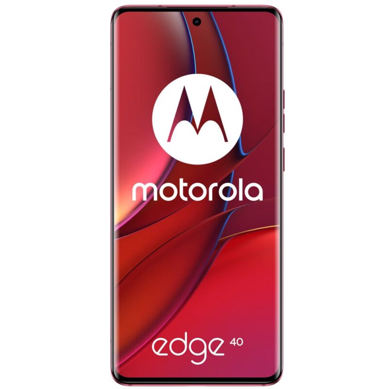 Смартфон Motorola Edge 40 (магента) (Разопакован продукт), 6.55″ (16.63cm) OLED дисплей, осемядрен Mediatek Dimensity 8020 4x 2.6 GHz + 4x 2.0 GHz, 8GB RAM, 256GB Flash памет, 50.0 + 13.0 & 32.0 … Намаления и отстъпки ЧеренПетък 3