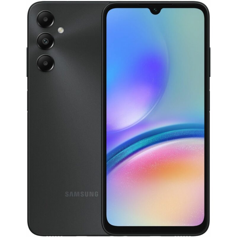 Смартфон Samsung SM-A057 Galaxy A05s (черен), поддържа 2 SIM карти, 6.7″ (17.01 cm) PLS 90 Hz дисплей, осемядрен Snapdragon 680 (4x 2.4GHz & 4x 1.9GHz), 4GB RAM, 64GB Flash памет(+microSD слот), 50.0 … Намаления и отстъпки ЧеренПетък 3