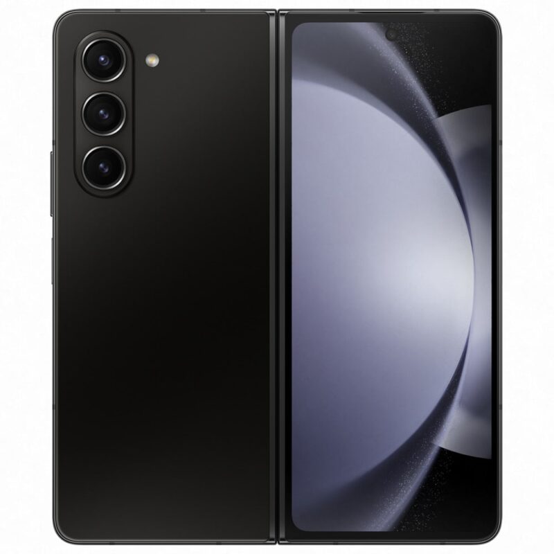 Смартфон Samsung Galaxy Z Fold5 (черен), 7.6″ (19.3 cm) Foldable Dynamic AMOLED 2X дисплей, осемядрен SM8550 Snapdragon 8 Gen 2 3.36GHz, 12GB RAM, 1TB Flash памет, 50.0 MPix + 10.0 MPix + 12.0 MPix & 10.0 MPix + 4.0 … Намаления и отстъпки ЧеренПетък 3