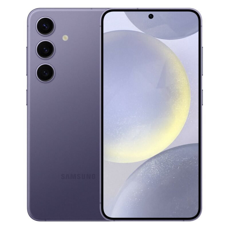 Смартфон Samsung Galaxy S24 (лилав), поддържа 2 sim карти, 6.2″ (15.75 cm) Dynamic AMOLED 2X 120Hz дисплей, десетядрен Exynos 2400 3.20GHz, 8GB RAM, 128GB Flash памет, 50.0 + 12.0 + 10.0 & 12.0 Mpix … Намаления и отстъпки ЧеренПетък 3