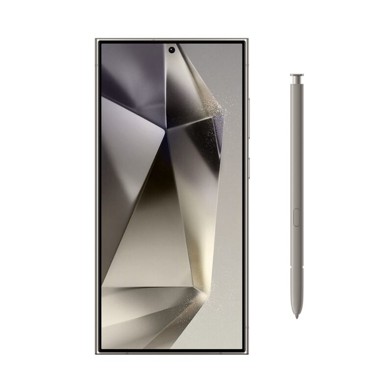 Смартфон Samsung Galaxy S24 Ultra (сив), поддържа 2 sim карти, 6.8″ (17.27 cm) Dynamic AMOLED 2X, 120Hz дисплей, осемядрен Snapdragon 8 Gen 3 3.39GHz, 12GB RAM, 512GB Flash памет, 200.0 + 50.0 + 10.0 + … Намаления и отстъпки ЧеренПетък 3