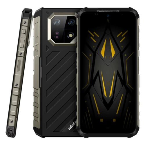 Смартфон Ulefone Armor 22 (черен), поддържа 2 SIM карти, 6.58" (16.71 cm) LCD 120Hz, дисплей, осемядрен Mediatek Helio G96 2x2.05 GHz & 6x2.0 GHz, 8GB RAM, 256GB Flash памет (+microSD слот), 64.0 + ...
