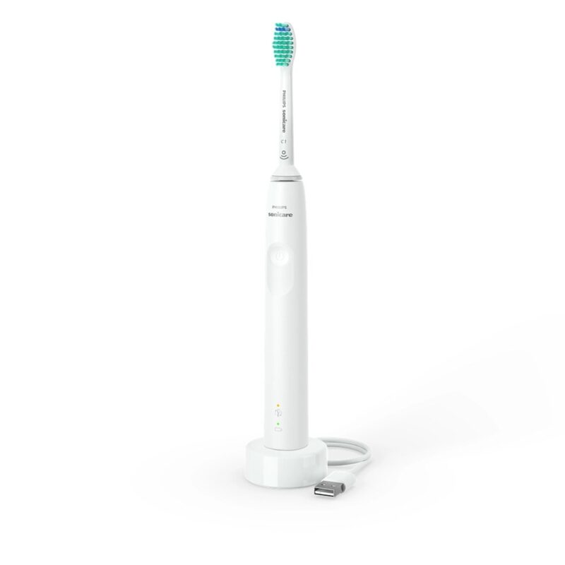 Ел. четка за зъби Philips HX3671/13, сензор за натиск, до 14 дни живот на батерията, бяла Намаления и отстъпки ЧеренПетък 3