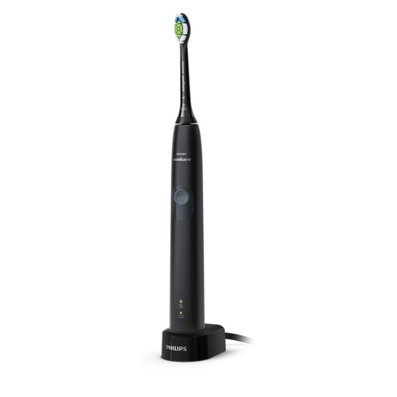 Ел. четка за зъби Philips Sonicare ProtectiveClean 4300, 2 скорости, таймер, до 2 седмици време на работа, черна Намаления и отстъпки ЧеренПетък 3