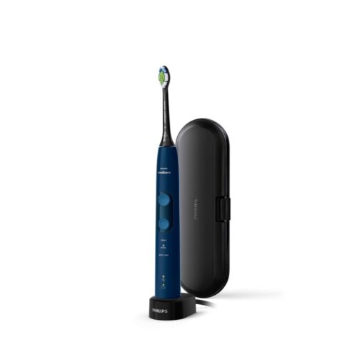 Ел. четка за зъби PHILIPS Electric ProtectiveClean 5100, технология BrushSync, син