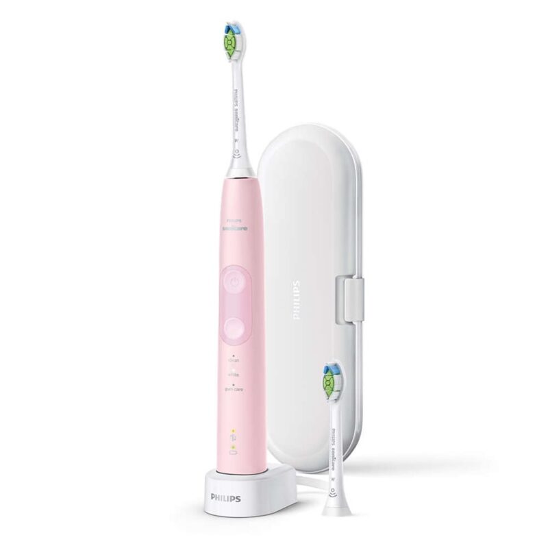 Ел. четка за зъби Philips Sonicare ProtectiveClean 5100, 3 скорости, таймер, до 2 седмици време на работа, розова Намаления и отстъпки ЧеренПетък 2