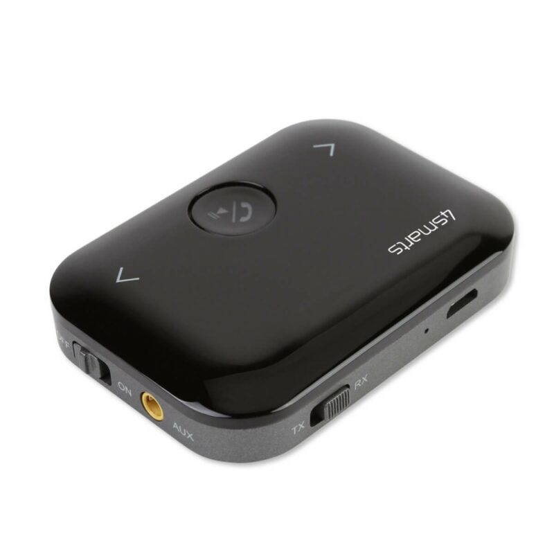 Аудио трансмитер/ресивър 4smarts B10, Bluetooth, USB, AUX, черен Намаления и отстъпки ЧеренПетък 2