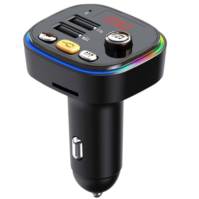 FM трансмитер C20, 87.5MHz до 108.0MHz, Bluetooth, USB, черен Намаления и отстъпки ЧеренПетък 3