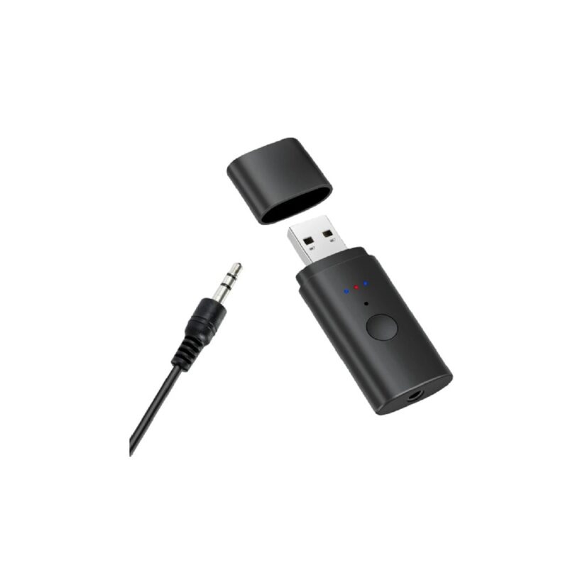 Bluetooth ресивър HZ-BT-TX35, USB, 3.5mm жак, черен Намаления и отстъпки ЧеренПетък 3