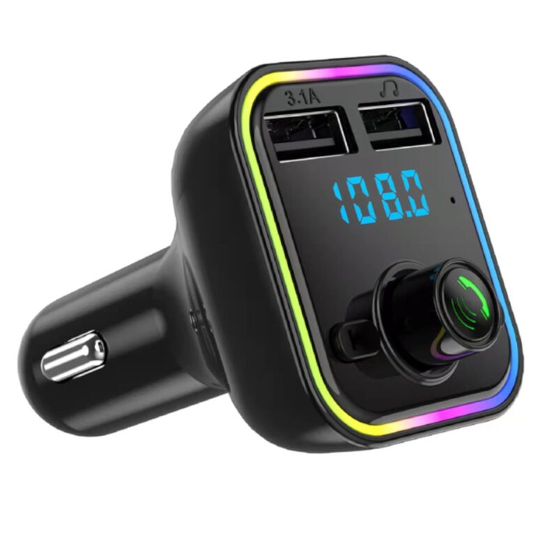 FM трансмитер Zik G37, Bluetooth, 2x USB Type-A, черен Намаления и отстъпки ЧеренПетък 3