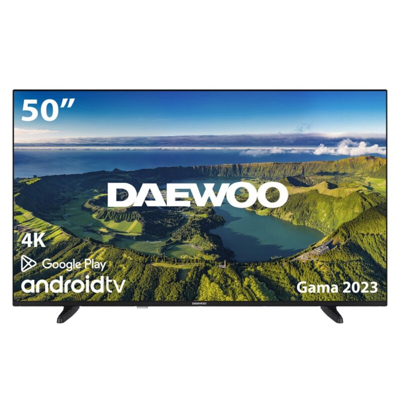 Телевизор Daewoo 50DM72UAХарактеристики Размер на екран50" (127 cm)Резолюция 3840x2160DLED панелSmart TVДаОсновни характеристикиSmart TVДаЧетириядрен процесорTV-DVD CombiНе12V телевизор (мобилна телевизия) брНе100Hz брНеDolby Vision HDRДаHDRДаСупер резолюцияДаВидеоDolby Vision HDRДаHDRДаMEMCНеСупер ... / / Телевизор Daewoo 50DM72UA, 50" (127 cm) DLED Smart TV, HDR, Dolby Vision, Dolby Atmos, DVB-T2/C/S2, Wi-Fi, Bluetooth, 4x HDMI, 2x USB