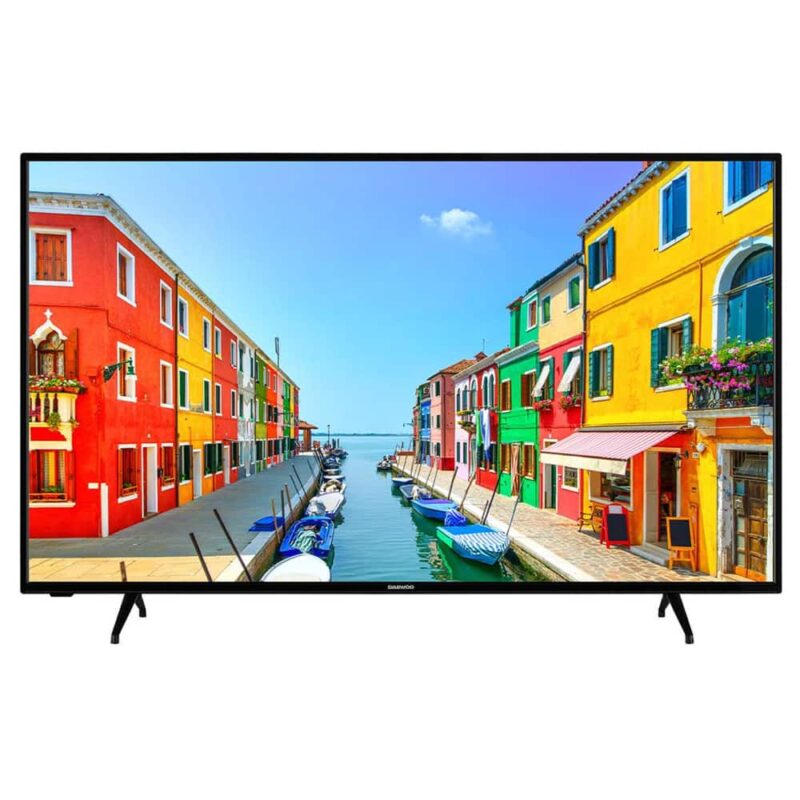 Телевизор Daewoo 55DM73UAВид: LED       Операционна система: Android       СМАРТ ТВ: Smart TV       Размер на екрана (inch): 55       Резолюция: 3840x2160 UHD-4K       Wi-Fi: Вграден       Брой говорители: ... / / Телевизор Daewoo 55DM73UA, 55" (139.7 cm) 4K/UHD LED Smart TV, DVB-T2/C2/S2, Wi-Fi, 2x HDMI, 2x USB