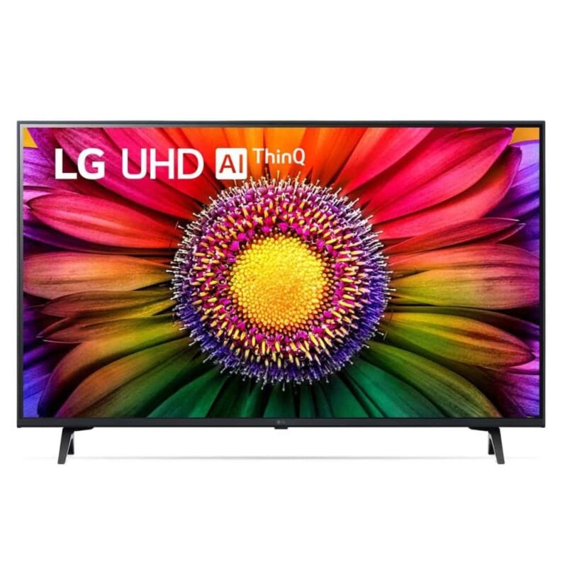 LG 43UR80003LJРазкрийте и най-дребните детайлиТелевизорите LG UHD с HDR10 Pro се отличават с оптимизирана яркост, наситени цветове и забележителна детайлност на картината. α5 AI Processor 4K Gen6Подобрете изживяванията си при гледанеAI процесорът α5 4K от 6-то поколение дава допълнителна ... / / Телевизор LG 43UR80003LJ, 43" (109.22 cm) 4K/UHD Smart LED TV, HDR10 Pro, AI Sound Pro, DVB-T2/C/S2, LAN, Wi-Fi, Bluetooth, 3x HDMI, 2x USB