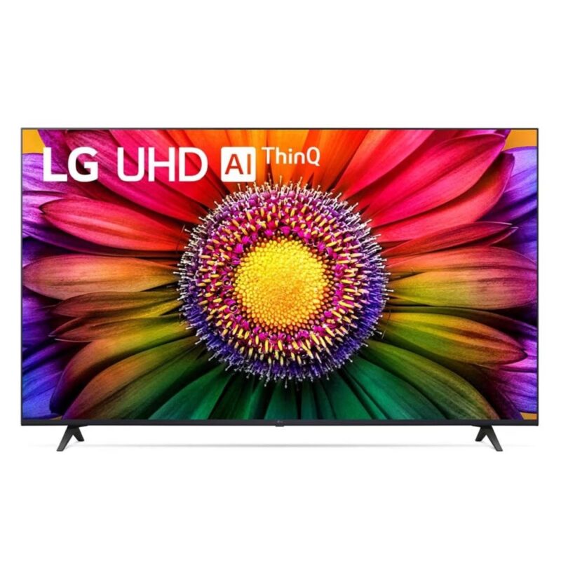 LG 50UR80003LJ Разкрийте и най-дребните детайли Телевизорите LG UHD с HDR10 Pro се отличават с оптимизирана яркост, наситени цветове и забележителна детайлност на картината.   α5 AI Processor 4K Gen6 Подобрете изживяванията си при гледане AI процесорът α5 4K от 6-то поколение ... / / Телевизор LG 50UR80003LJ, 50" (127 cm) 4K/UHD Smart LED TV, HDR10 Pro, AI Sound Pro, DVB-T2/C/S2, LAN, Wi-Fi, Bluetooth, 3x HDMI, 2x USB