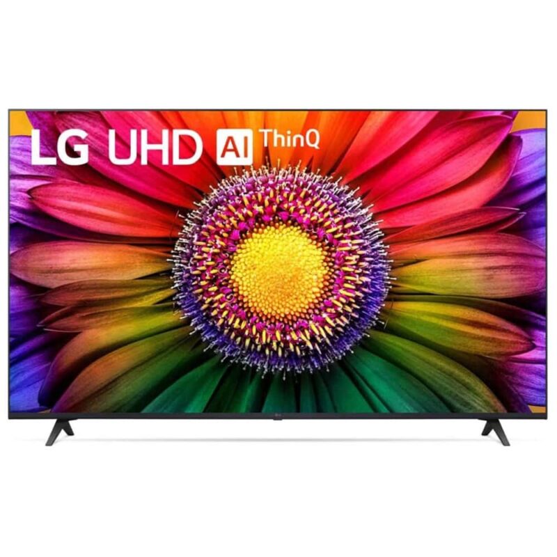 LG 65UR80003LJ Разкрийте и най-дребните детайлиТелевизорите LG UHD с HDR10 Pro се отличават с оптимизирана яркост, наситени цветове и забележителна детайлност на картината.   α5 AI Processor 4K Gen6Подобрете изживяванията си при гледанеAI процесорът α5 4K от 6-то поколение дава ... / / Телевизор LG 70UR80003LJ, 70" (177.80 cm) 4K/UHD Smart LED TV, HDR10 Pro, AI Sound Pro, DVB-T2/C/S2, LAN, Wi-Fi, Bluetooth, 3x HDMI, 2x USB