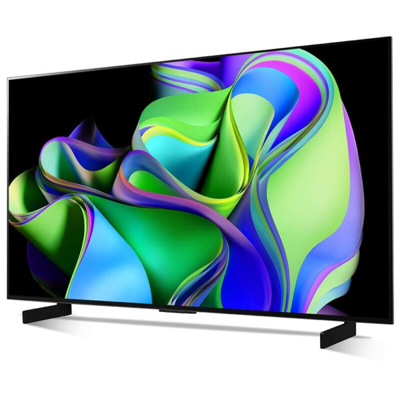 LG OLED42C32LA LG OLED evo. Пионерът на едно фундаментално десетилетие.Какво превръща LG OLED evo в кулминацията на OLED, марка №1 в света? Емблематични първопроходници с примамливи коефициенти на формата, които предизвикват вашето въображение. По-ярка, по-дръзка картина2,3,4, толкова ... / / Телевизор LG OLED42C32LA, 42" (106.68 cm) 4K/UHD OLED Smart TV, HDR, 100Hz, DVB-T2/C/S2, Wi-Fi, LAN, Bluetooth, 4x HDMI, 3x USB