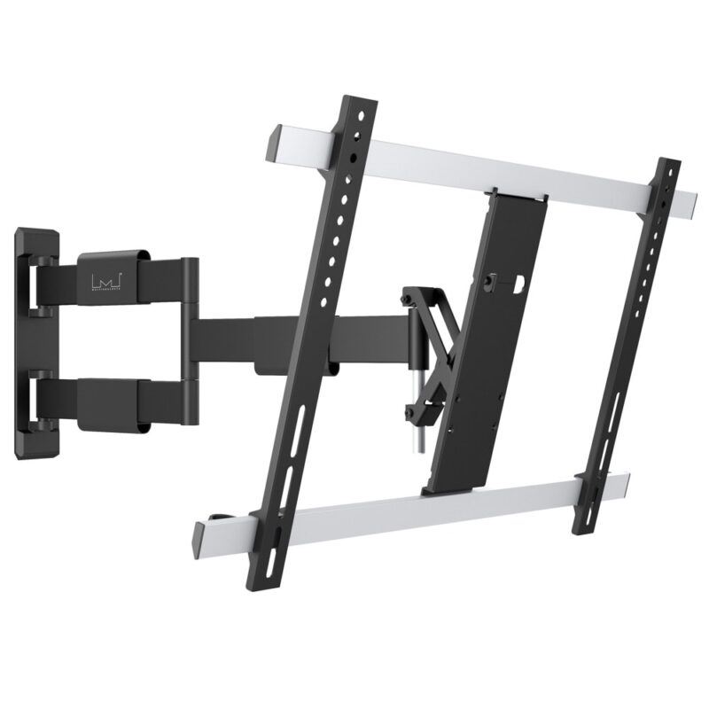 Стойка за телевизор Multibrackets MB0143, за стена, до 37-65″, VESA до 600×400, до 30kg, регулируема, 2 рамена, черна Намаления и отстъпки ЧеренПетък 3
