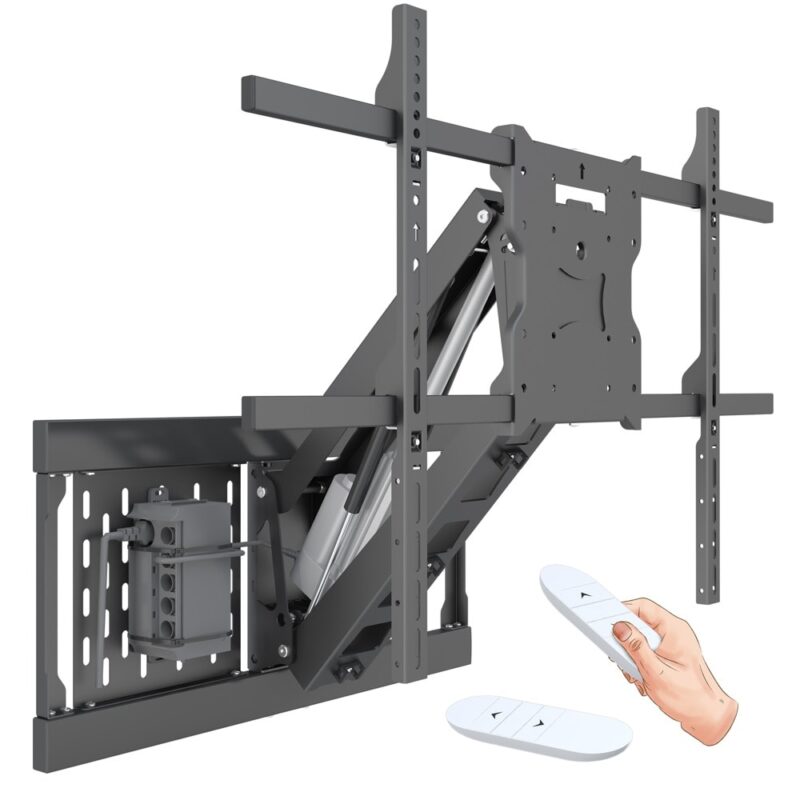 Стойка за телевизор Multibrackets MB0495, за стена, до 42-80″, VESA до 800×500, до 45kg, регулируема, електрическа, черна Намаления и отстъпки ЧеренПетък 3