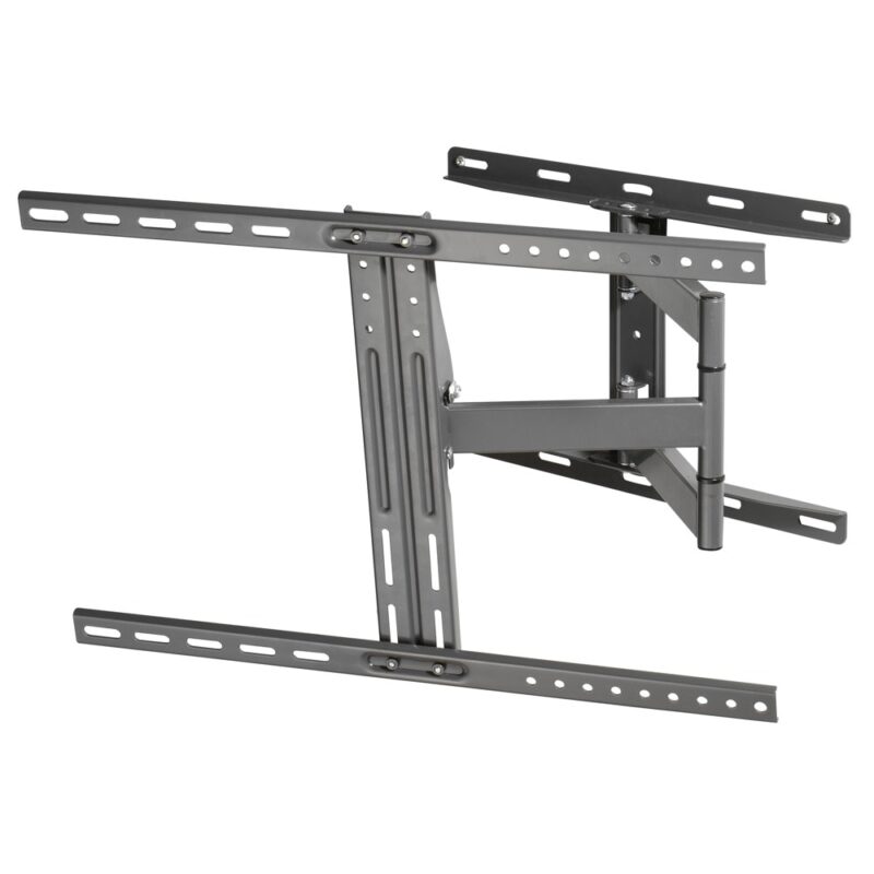 Стойка за телевизор Vivanco 37982, за стена, за екрани дo 85″, VESA до 600×400, до 50кг, регулируема, черна Намаления и отстъпки ЧеренПетък 3