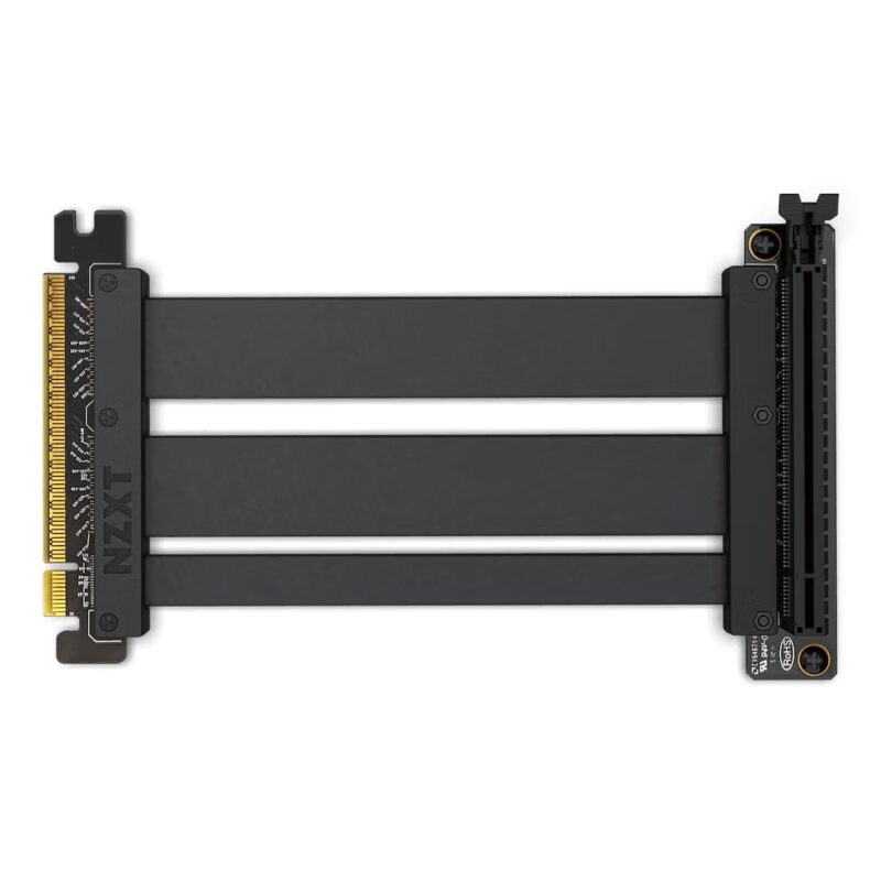 Kабел за вертикален монтаж за видео карта NZXT AB-RC200-B1, 220mm, PCIe 4.0 x16 Намаления и отстъпки ЧеренПетък 3