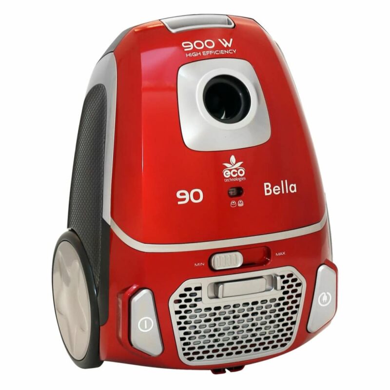 Прахосмукачка Albatros Bella 90 Eco, с торба, 900W, 3000ml капацитет на торбата, HEPA филтър, червена Намаления и отстъпки ЧеренПетък 3