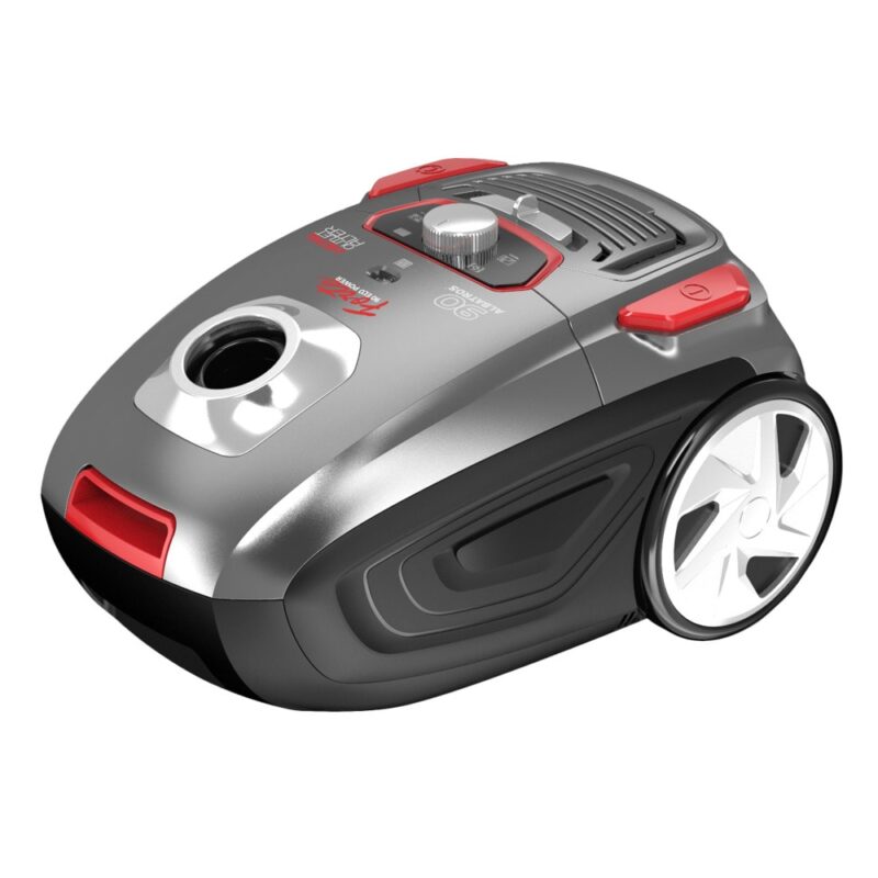 Прахосмукачка Albatros Forte 90 Eco, с торба, 900W, 3000ml капацитет на торбата, HEPA филтър, сива Намаления и отстъпки ЧеренПетък 3