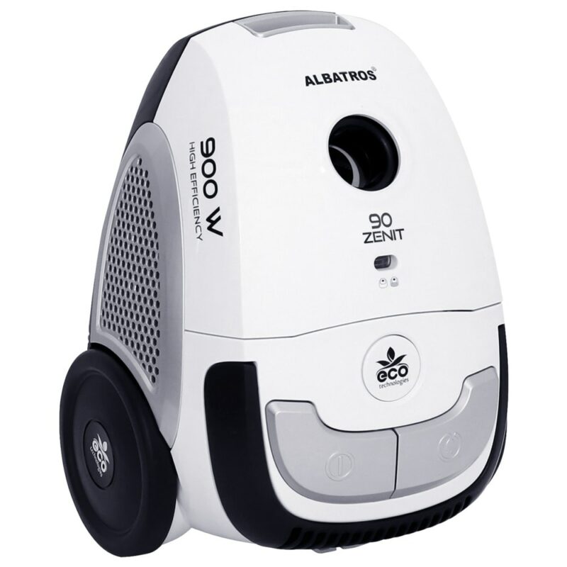 Прахосмукачка Albatros Zenit 90 ECO, с торба, 900W, 2 l капацитет на торбата, бяла Намаления и отстъпки ЧеренПетък 3