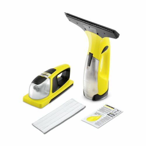 Уред за почистване на прозорци Karcher WV 2 + KV 4, 100ml капацитет на резервоара, до 35 мин. време на работа, 280мм работна ширина, жълт