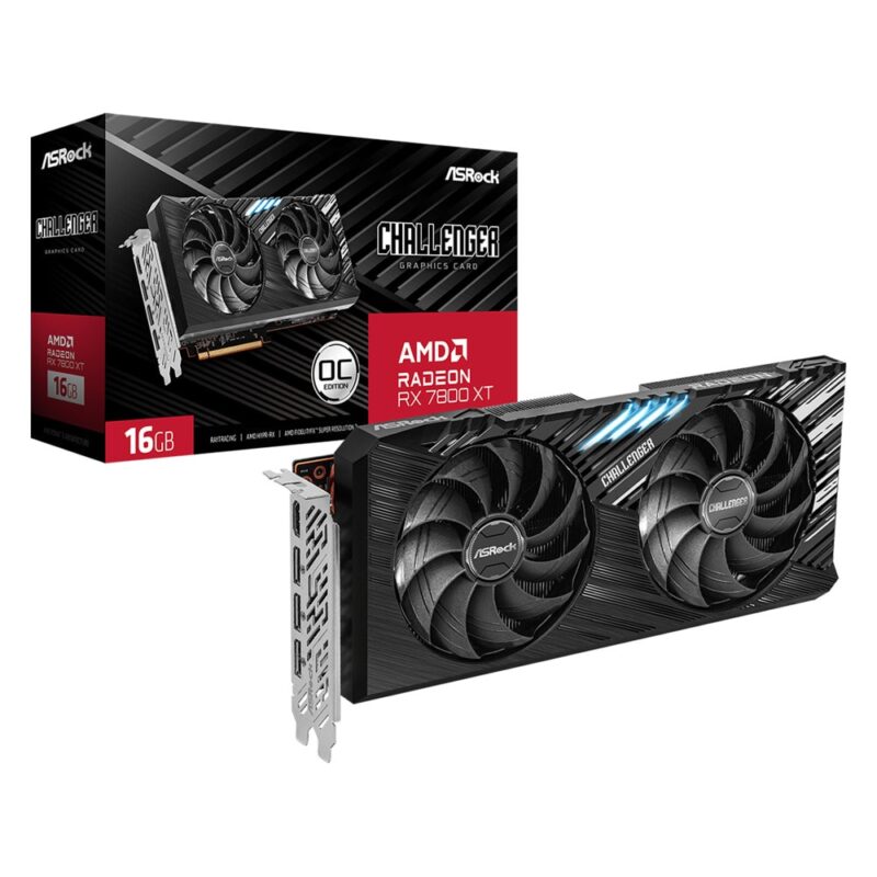 Видео карта AMD Radeon RX 7800 XT, 16GB, ASRock Challenger OC, PCI-E 4.0, GDDR6, 256-bit, DisplayPort, HDMI Намаления и отстъпки ЧеренПетък 3