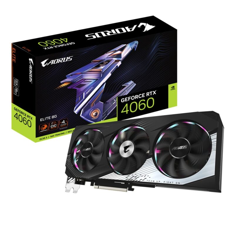 Видео карта Nvidia GF RTX 4060, 8GB, Gigabyte Aorus Elite OC, PCI-E 4.0, GDDR6, 128-bit, DisplayPort, HDMI Намаления и отстъпки ЧеренПетък 3