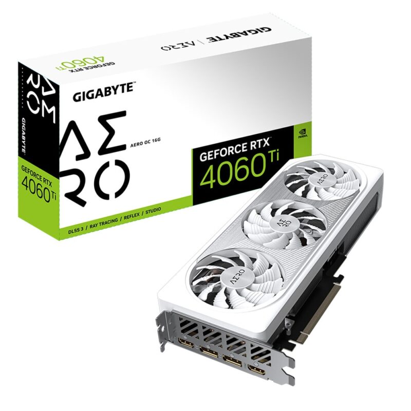 Видео карта Nvidia GF RTX 4060 Ti, 16GB, Gigabyte Aero, OC, PCI-E 4.0, GDDR6, 128-bit, DisplayPort, HDMI Намаления и отстъпки ЧеренПетък 3